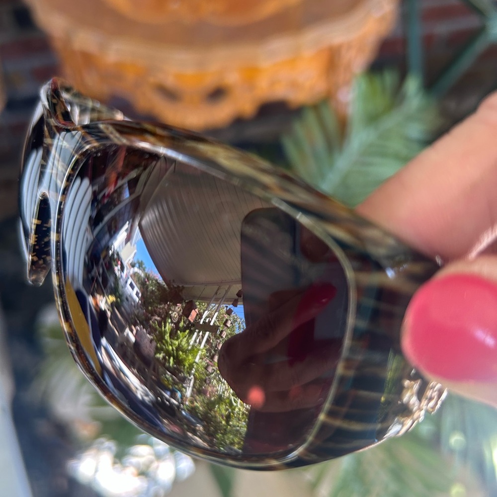 Brown Rhinestone Sunglasses - Picture 11 of 16